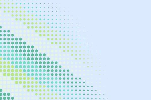 Abstract dotted pattern with blue and green shades Stock Photos