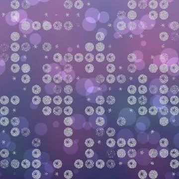 Abstract dotted pattern with bokeh in violet Illustrazione stock
