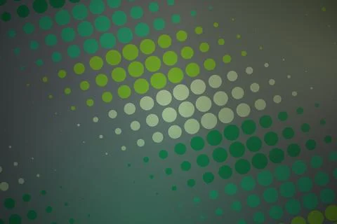 Abstract dotted pattern with green and gray colors Stock Illustration
