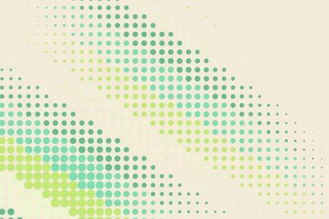 Abstract dotted pattern with green and blue colors Stock Photos