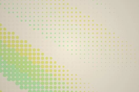 Abstract dotted pattern with green and yellow colors Stock Photos