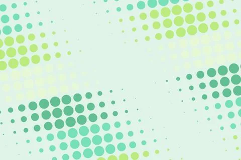 Abstract dotted pattern with green and blue shades background Stock Photos