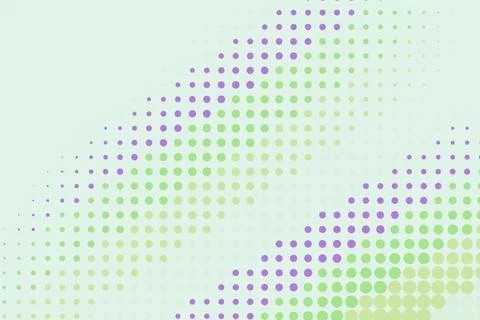 Abstract dotted pattern with green and purple colors Stock Photos