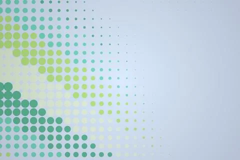 Abstract dotted pattern with green and blue colors Stock Photos
