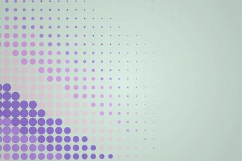 Abstract dotted pattern with purple and green colors Stock Photos