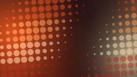 Abstract dotted pattern with red and beige tones Illustrazione stock