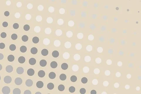 Abstract dotted pattern with soft beige and gray colors Stock Illustration
