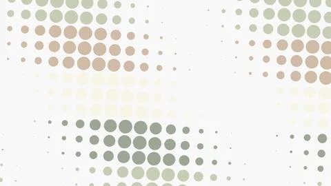 Abstract dotted pattern with soft pastel colors and circles Stock Illustration