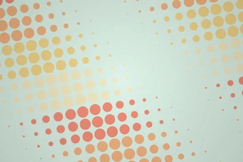Abstract dotted pattern with soft pastel colors background Stock Illustration
