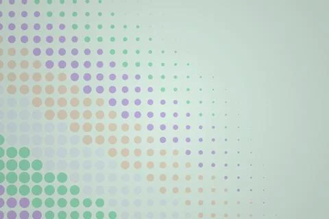 Abstract dotted pattern with soft pastel colors on light background Stock Photos