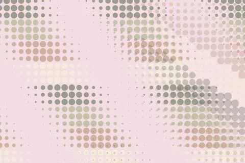 Abstract dotted pattern with soft pastel colors and circles Stock Photos