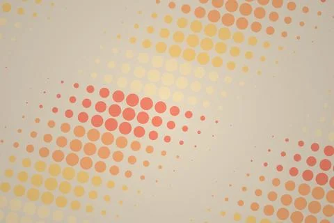 Abstract dotted pattern with warm yellow and orange tones Фото