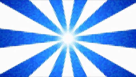 Abstract Dotted Rotating Stripes Background Animation - Loop Blue Stock Footage 85403117