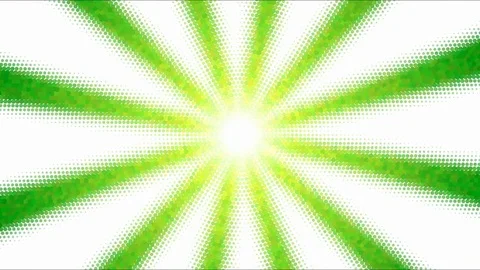 Abstract Dotted Rotating Stripes Background Animation - Loop Green Stock Footage 85420843