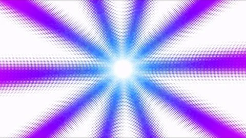Abstract Dotted Rotating Stripes Background Animation - Loop Violet Blue Stock Footage 85422420
