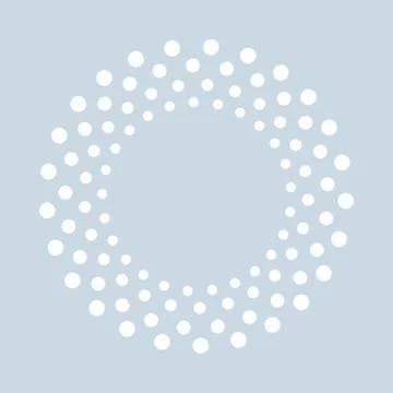 Abstract dotted shape.Vector design element. Иллюстрация