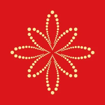 Abstract dotted shape.Vector design element Иллюстрация