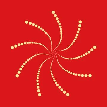 Abstract dotted shape.Vector design element Иллюстрация