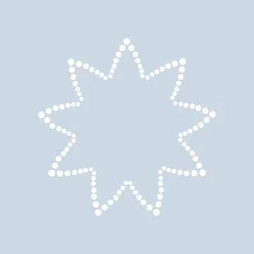 Abstract dotted shape.Vector design element Иллюстрация