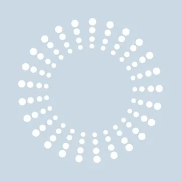 Abstract dotted shape.Vector design element. イラスト素材