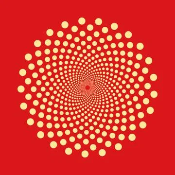 Abstract dotted shape.Vector design element Иллюстрация