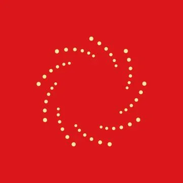 Abstract dotted shape.Vector design element イラスト素材