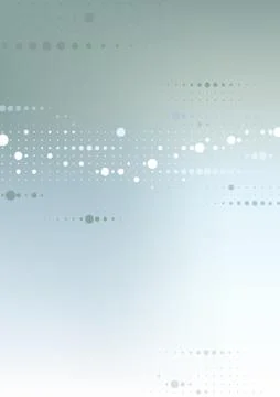 Abstract Dotted Tech Background Stock Illustration