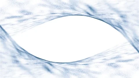Abstract dotted waves copy space white background Vídeo Stock 341833498