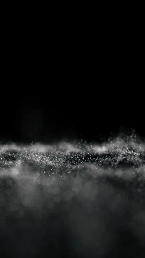 Abstract dotted waves loop slow motion vertical background 库存影片 345063702