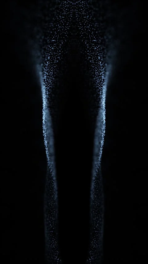 Abstract dotted waves slow motion on vertical background Video stock 341150055