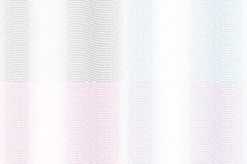 Abstract Dotted Wavy Lines Pattern Set, Halftone Wave Background Stockillustratie