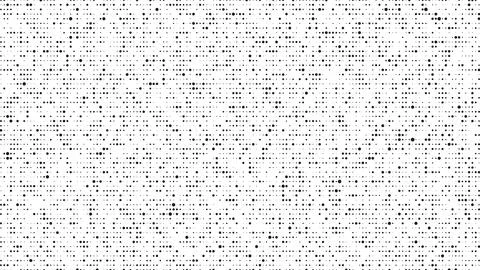 Abstract dotted white background. Grid of blinking dots. Big data visualiza.. Stock Illustration