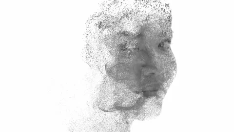 An abstract double exposure portrait Stock Footage 169179839