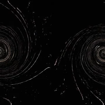 Abstract double spiral structure like a galaxy in the universe Stock Photos