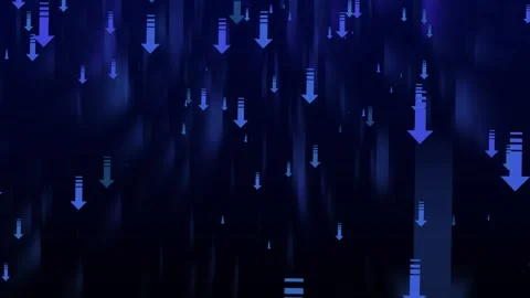 Abstract Downward Arrows Animation on Dark Background, Abstract background .. Stock Footage 308970680