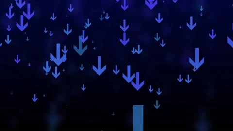 Abstract Downward Arrows on Dark Background, Abstract background with downw.. Stock Footage 308884966