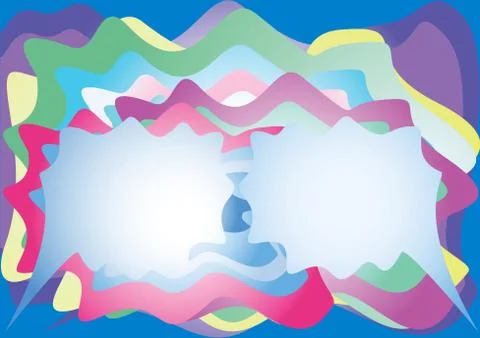 Abstract drawing of frameworks Stock Illustration