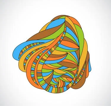 Abstract drawing. Stock Illustration