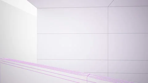 Abstract  drawing interior .  Stock-Footage 96576882