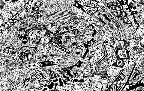 Abstract drawing. Stock Photos