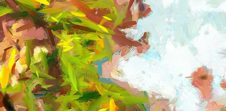 Abstract drawing texture with chaotic real paint brush strokes. Wall fine art Stock Illustration