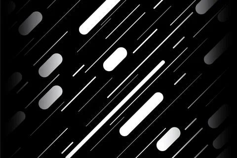 Abstract drawing, vector background, lines of different thickness, black, whi Stock Illustration