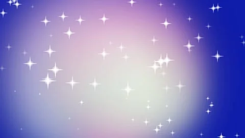 Abstract Dreamy Night Sky with Magical Star Sparkles Stock Footage 337516135