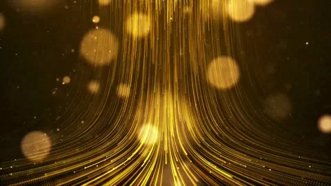 Abstract dreamy particle light ray fluid dynamic background material 스톡 동영상 334035002