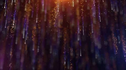 Abstract dreamy particle light ray fluid dynamic background material Stock Footage 334035028