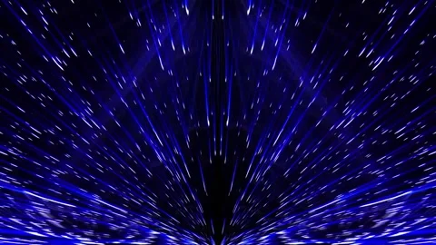 Abstract dreamy particle light ray fluid dynamic background material Video stock 334035030