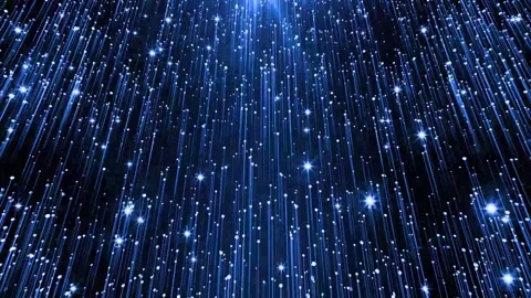 Abstract dreamy particle light ray fluid dynamic background material Video stock 334035042