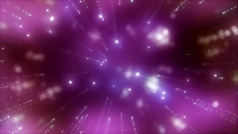 Abstract dreamy particle light ray fluid dynamic background material Stock Footage 334035044