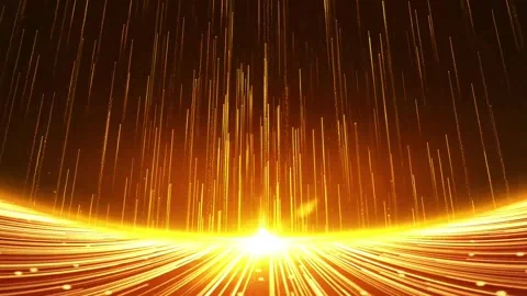 Abstract dreamy particle light ray fluid dynamic background material Stock Footage 334035050