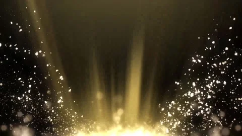 Abstract dreamy particle light ray fluid dynamic background material Stock Footage 334035059